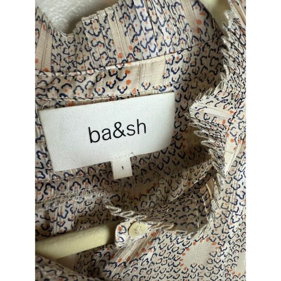 ba&sh Paris Pleated Midi Dress US Sz. 6 - Picture 6 of 12